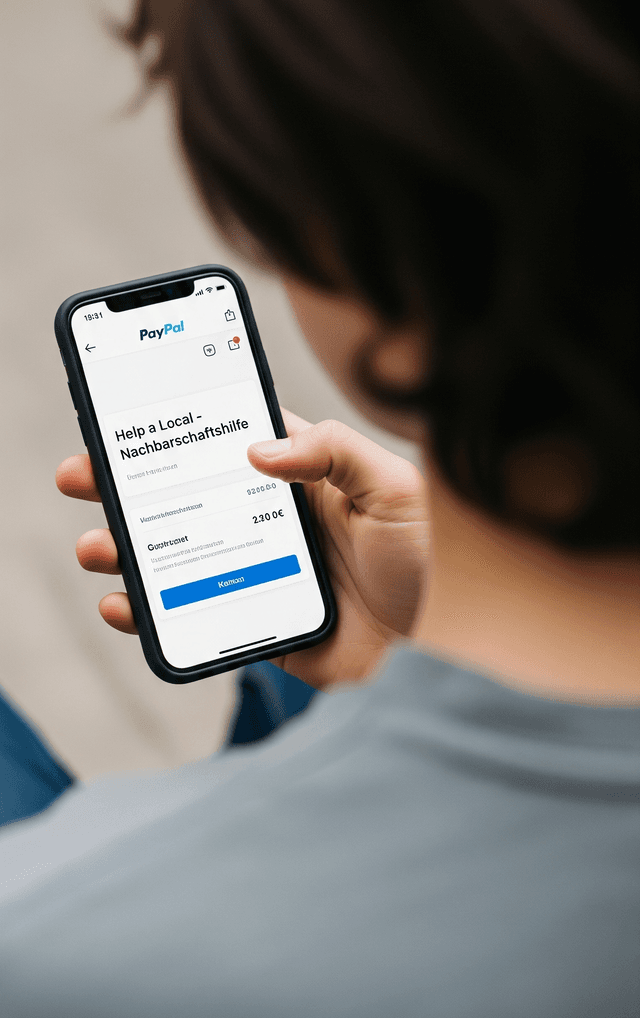 Bezahlung - Help a Local